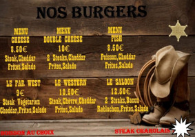 Ô Saloon menu