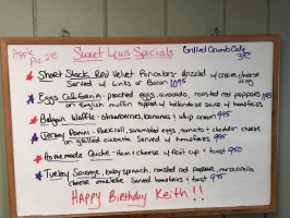 Sweet Lew's Hometown Cafe Inc menu