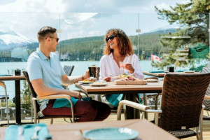 Maligne Lake's View Restaurant food