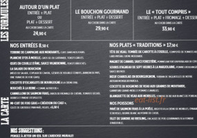 Le bouchon nivernais menu