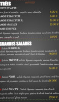 Bowling Du Lot menu