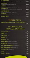 La Pizza du Rouillen menu