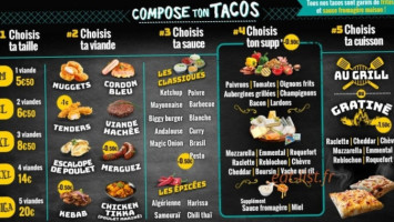 Enjoy Tacos Béziers menu