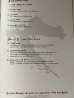 Dalmacija menu