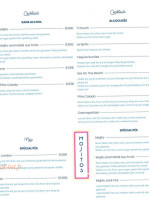 Le Cornet Du Port menu