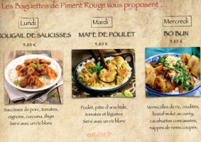 Les Baguettes De Piment Rouge food