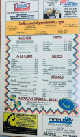 Los Garcia's Mexican menu