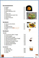 Chez Sabine Lounge menu