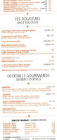 Byblos Beach Ramatuelle menu