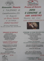 Il Tulipano menu