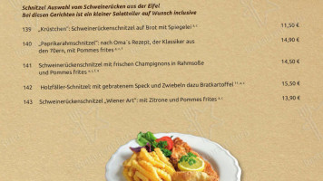 Forsthaus Schlich Gmbh menu