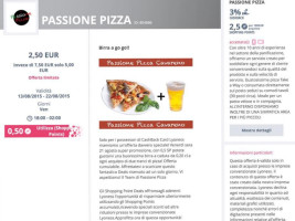 Passione Pizza Cavareno food