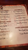 B-man's 140 Tavern menu