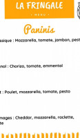 Snack La Fringale menu