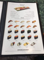 Momiji Japanese menu