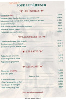 La Rouchinière menu