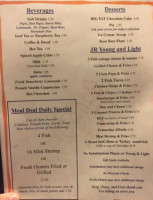 Captain's Choice Fish House menu