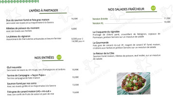 La Brasserie De Papa menu