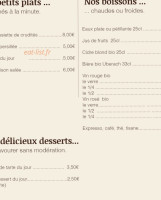 Association Graine menu