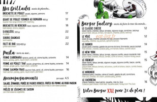 Le Bliss menu