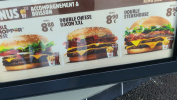 Burger King food