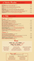 Bords de Seine menu