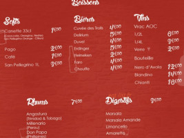 Pizza Marsala menu