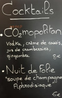 Le Bistronome menu