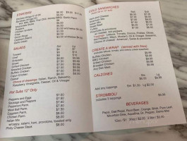 Piez-i-know Pizzeria menu