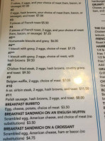 Grumpy's Cafe menu