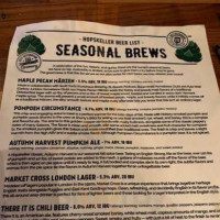 Hopskeller Brewing Company menu