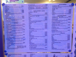 Chao Thai menu