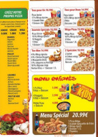 Meal Center menu