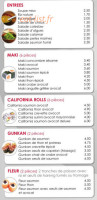 Saint-paul Sushi menu