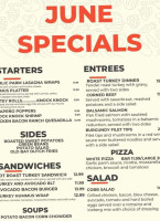 Kempton menu