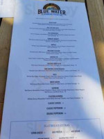 The Waterfront menu