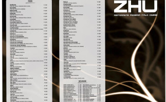 Pizzeria Italo Cinese Di Zhu Maochao menu