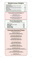 Mount Ivy Diner menu