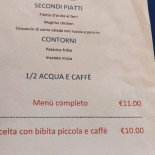 Pellegrini Giorgio menu
