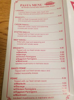 Angelo's Pizza menu