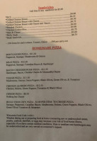 Bootleggers menu