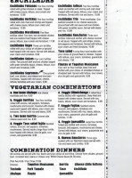 Cozumel Mexican Cantina menu