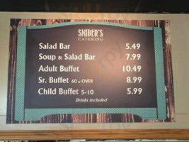 Snider's Catering inside