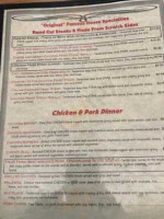 El Paraiso menu