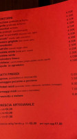 La Baita Ristoro All'aperto menu