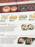 Quick Sushi menu