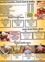 Yankee Doodle Family menu