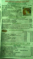 Hibernia Deli Coffee Shop menu