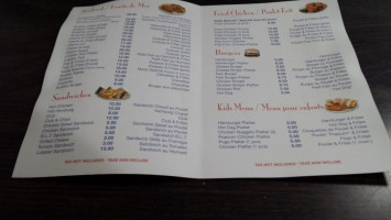 Chez Camille Take Out menu