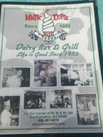 White Dotte Dairy menu